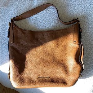 michael kors tan leather purse
